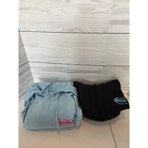 Baseball Lifestyle 101 Lot of 2 Hoddies Black and Blue Large READ DISCRETION